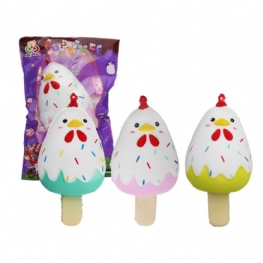 Chick Popsicle Ice-lolly Squishy Wolno Rosnąca Miękka Zabawka Z Opakowaniem