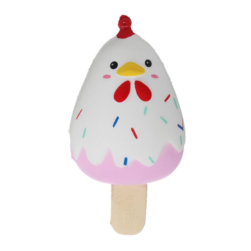 Chick Popsicle Ice-lolly Squishy Wolno Rosnąca Miękka Zabawka Z Opakowaniem