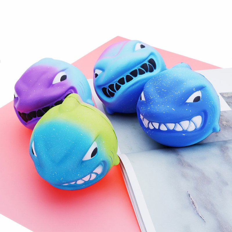 Fierce Shark Squishy Wolno Rosnąca Kolekcja Prezentów Z Zabawkami Z Opakowaniem