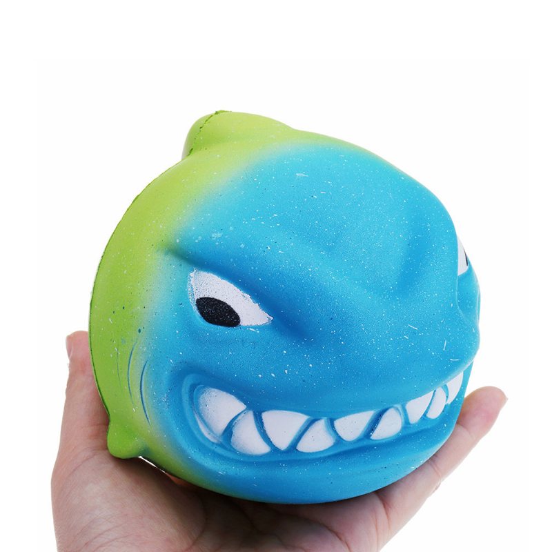 Fierce Shark Squishy Wolno Rosnąca Kolekcja Prezentów Z Zabawkami Z Opakowaniem