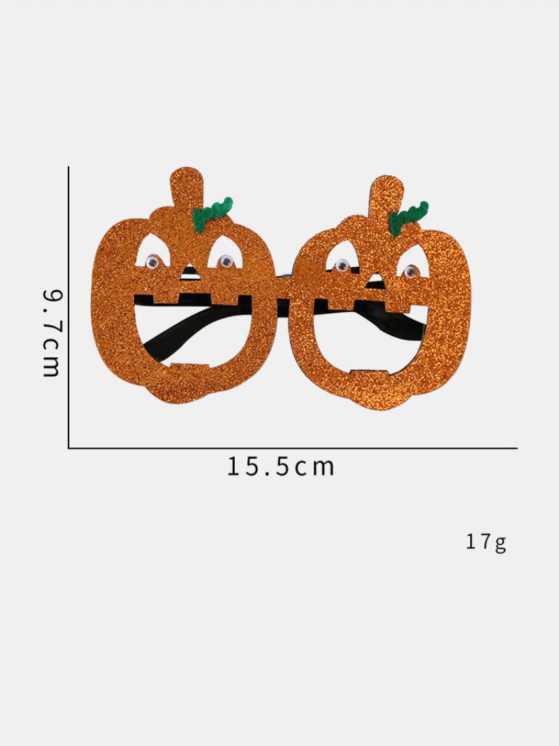 Halloween Unisex Pet Cartoon Kształt Nieregularne Śmieszne Dekoracyjne Okulary