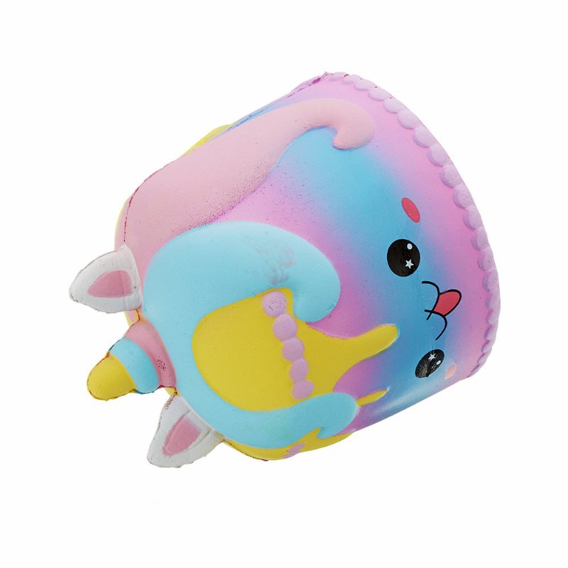 Kawaii Crown Cake Squishy Cute Soft Solw Rising Toy Cartoon Gift Collection Z Opakowaniem