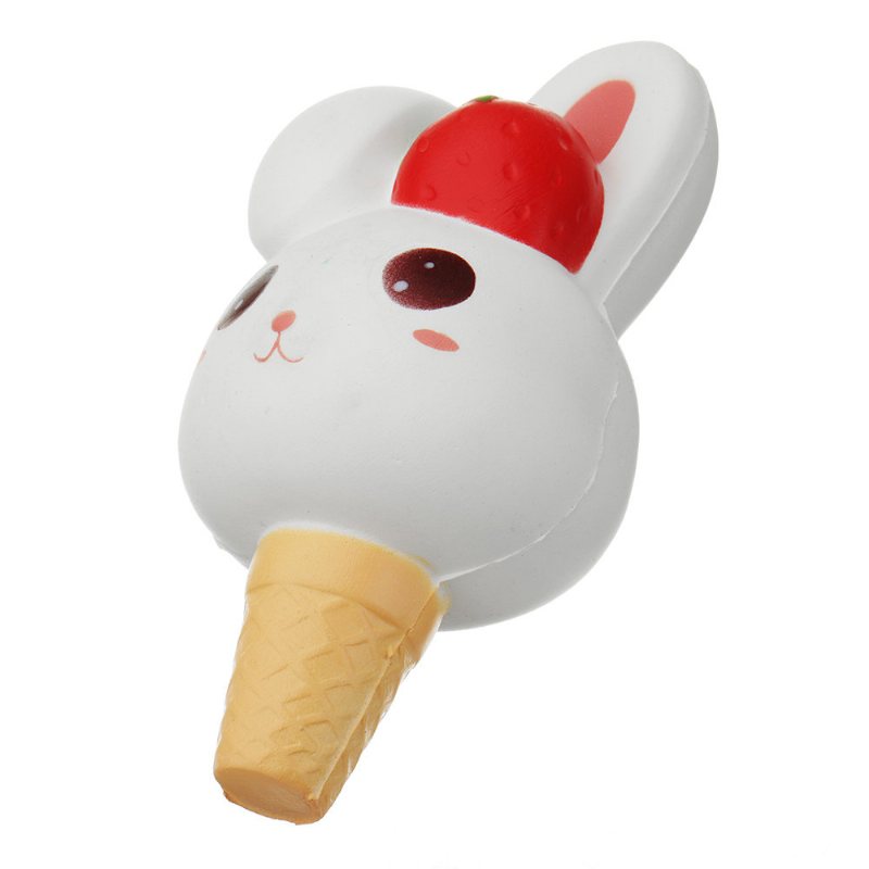 Kawaii Rabbit Ice Cream Squishy Slow Rising With Packaging Collection Gift