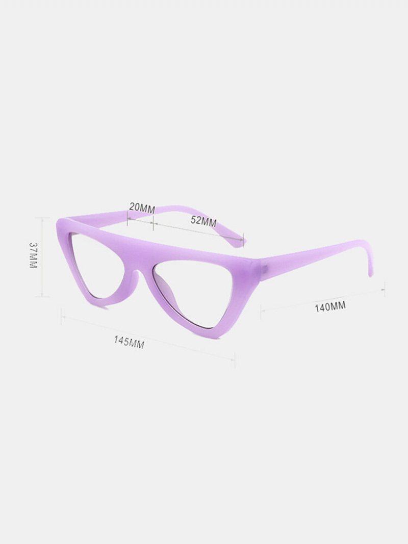 Kobiety Resin Cat Eye Pełna Ramka Ochrona Przed Promieniowaniem Uv Modne Okulary Przeciwsłoneczne