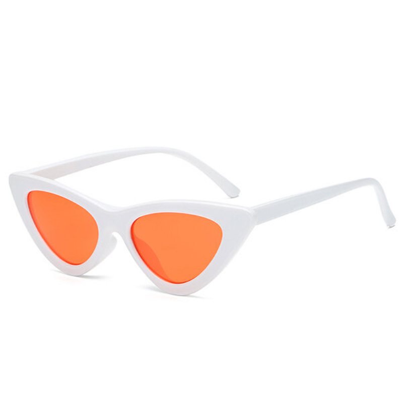 Kobiety Retro Okulary Przeciwsłoneczne Kocie Oczy Outdoor Anty Uv Cienka Twarz Hd View