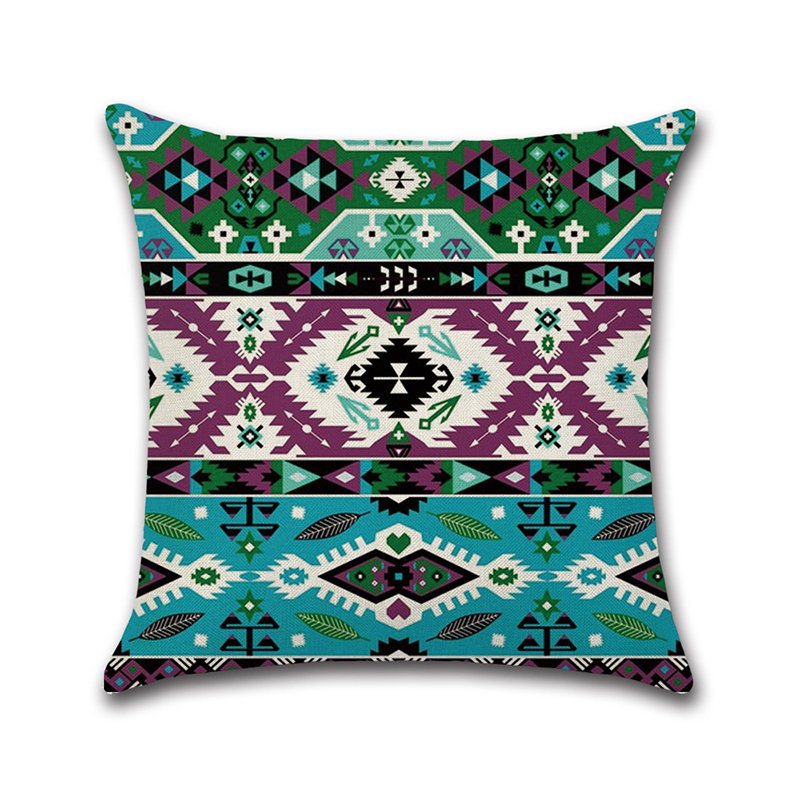 Mandala Indyjska Czeska Bawełniana Lniana Poszewka Na Poduszkę Home Decor Kwadratowa Na