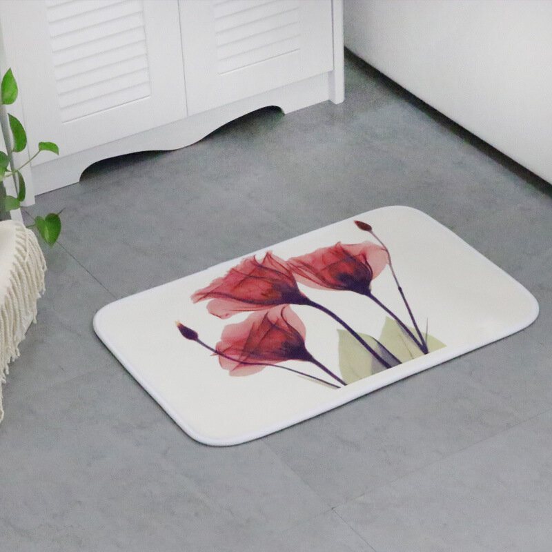 Memory Foam Chronic Rebound Printing Lotus Chłonna Mata Antypoślizgowa Dywan Podłogowy Do Pokoju Dziecięcego W Domu