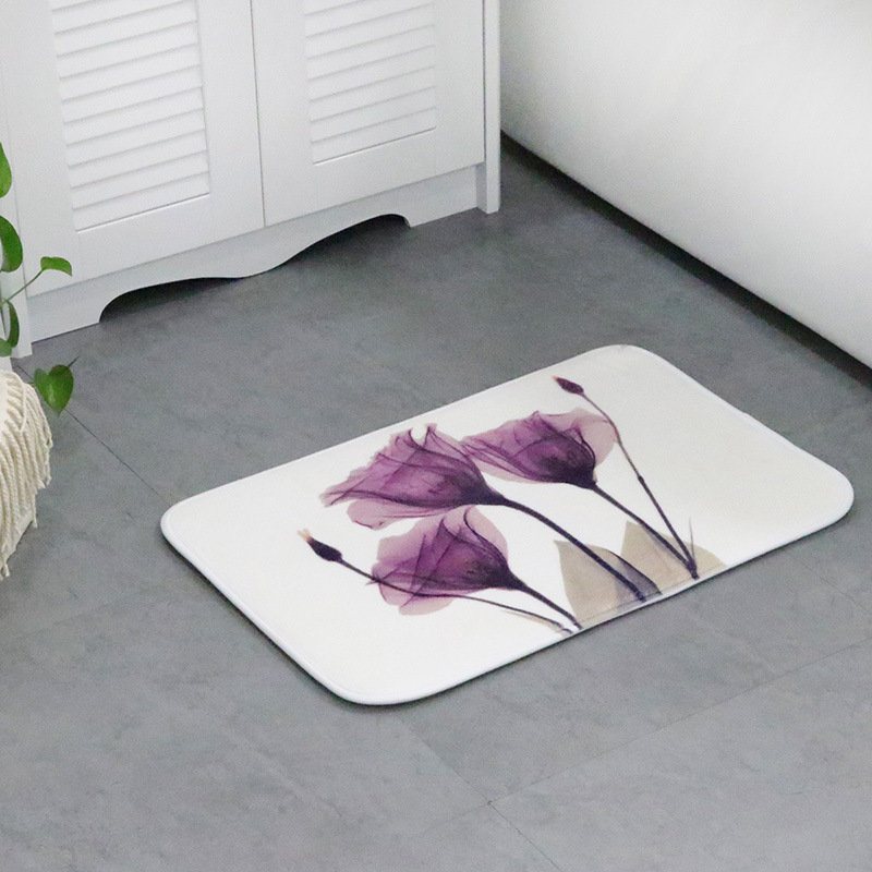 Memory Foam Chronic Rebound Printing Lotus Chłonna Mata Antypoślizgowa Dywan Podłogowy Do Pokoju Dziecięcego W Domu