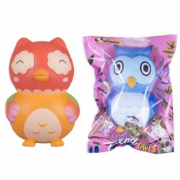 Owl Squishy Slow Rising Collection Prezent Z Opakowaniem