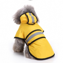 Płaszcz Przeciwdeszczowy Fashion Pet Rainy Days Slicker Żółty