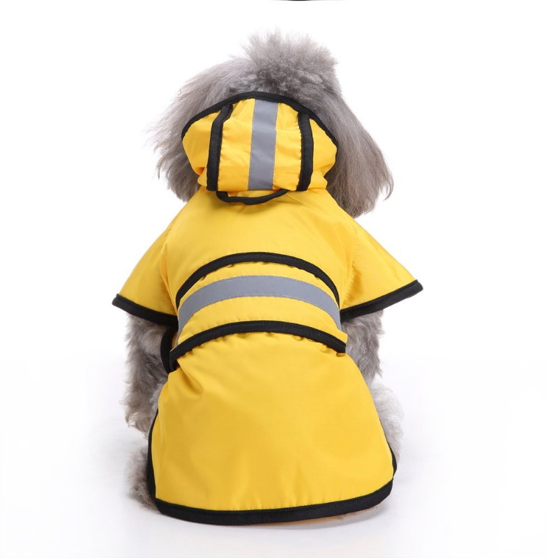 Płaszcz Przeciwdeszczowy Fashion Pet Rainy Days Slicker Żółty