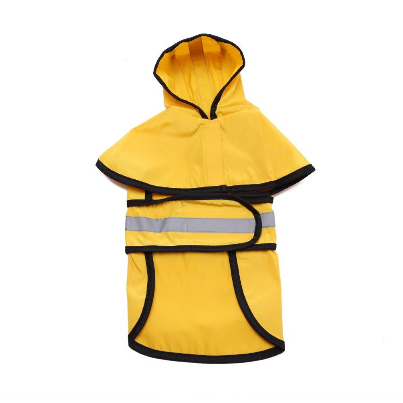 Płaszcz Przeciwdeszczowy Fashion Pet Rainy Days Slicker Żółty