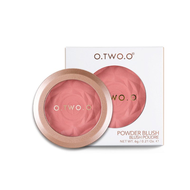 Rose Makeup Blush Długotrwały Rumieniec Do Twarzy Łatwy Do Pokolorowania Rozjaśniający Twarz Drobny Puder Brzoskwiniowy