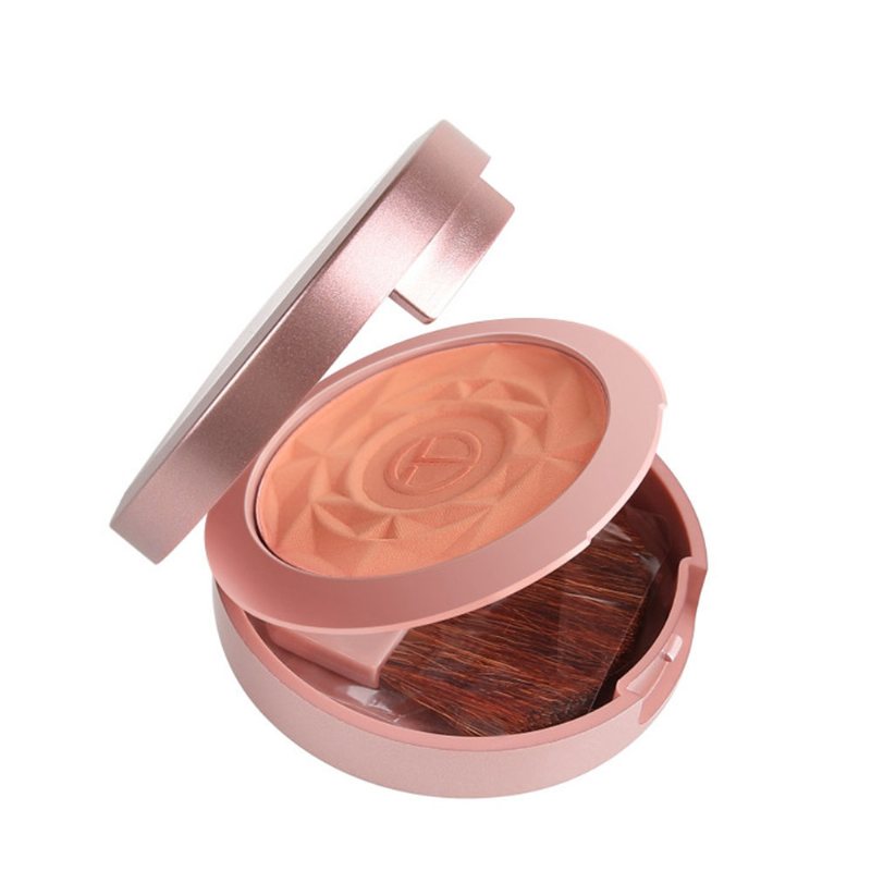 Rose Makeup Blush Długotrwały Rumieniec Do Twarzy Łatwy Do Pokolorowania Rozjaśniający Twarz Drobny Puder Brzoskwiniowy