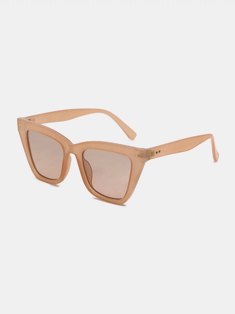 Unisex Fashion Casual Square Okulary Przeciwsłoneczne Z Pełną Ramką Chroniące Przed Promieniowaniem Uv