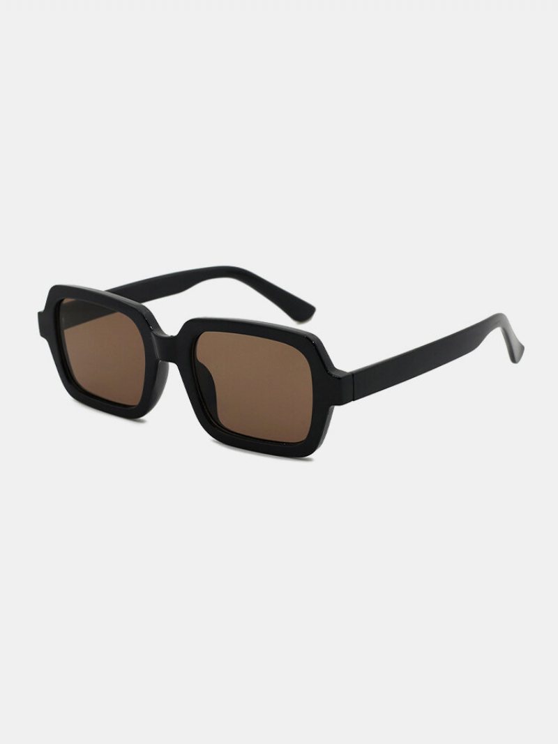 Unisex Fashion Casual Square Okulary Przeciwsłoneczne Z Pełną Ramką Chroniące Przed Promieniowaniem Uv