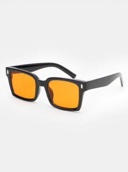 Unisex Pełna Kwadratowa Ramka Hd Anty-uv Outdoor Okulary Przeciwsłoneczne Modne