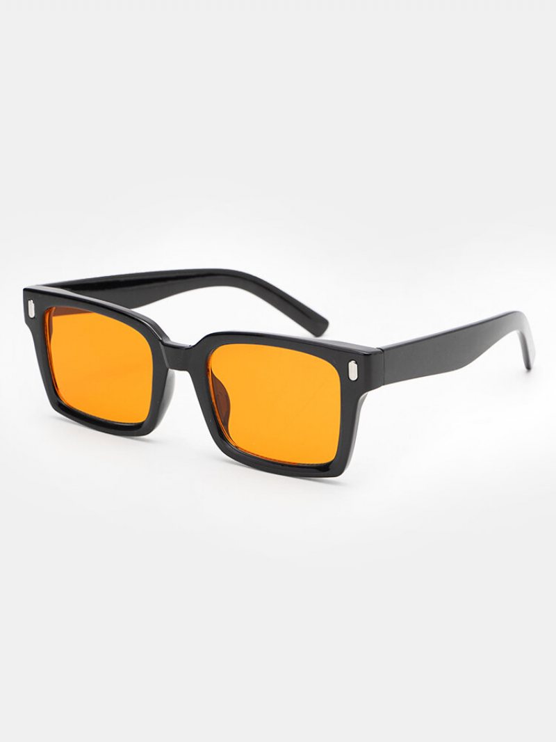 Unisex Pełna Kwadratowa Ramka Hd Anty-uv Outdoor Okulary Przeciwsłoneczne Modne