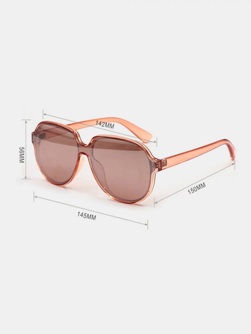 Unisex Square Full Frame Ochrona Przed Promieniowaniem Uv Modne Proste Okulary Przeciwsłoneczne