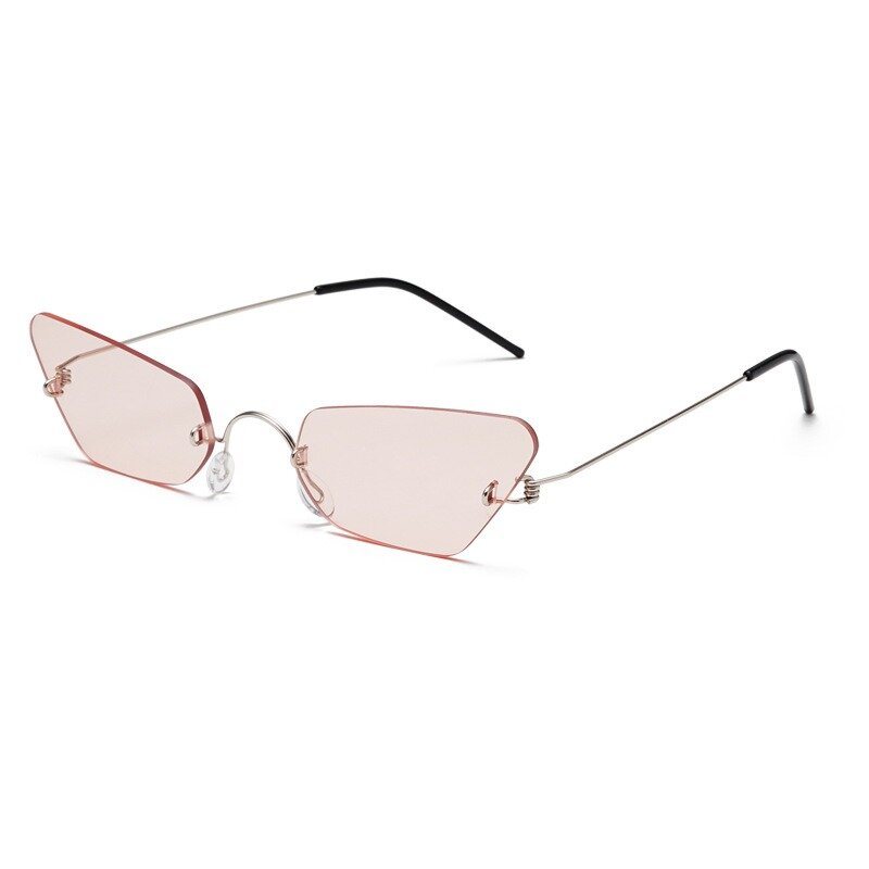 Unisex Vogue Vintage Bezramowe Metalowe Okulary Przeciwsłoneczne Marine Outdoor Travel Beach