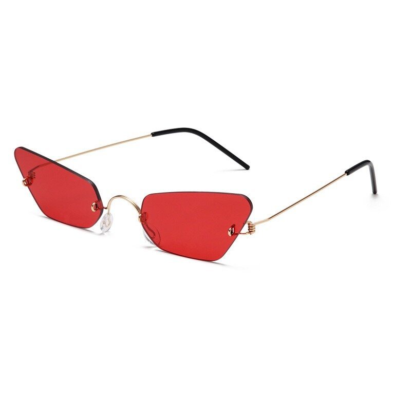 Unisex Vogue Vintage Bezramowe Metalowe Okulary Przeciwsłoneczne Marine Outdoor Travel Beach