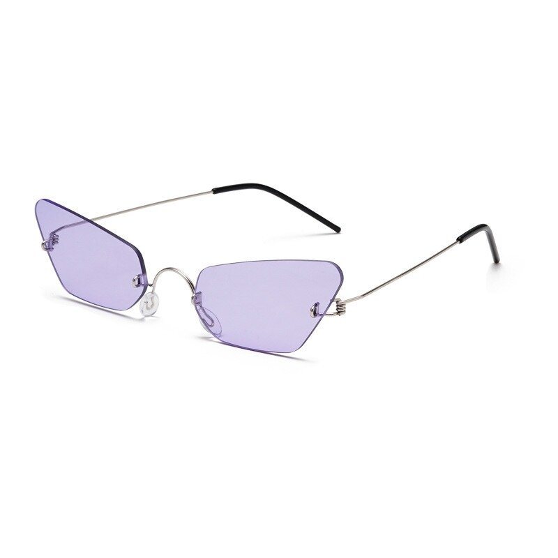 Unisex Vogue Vintage Bezramowe Metalowe Okulary Przeciwsłoneczne Marine Outdoor Travel Beach