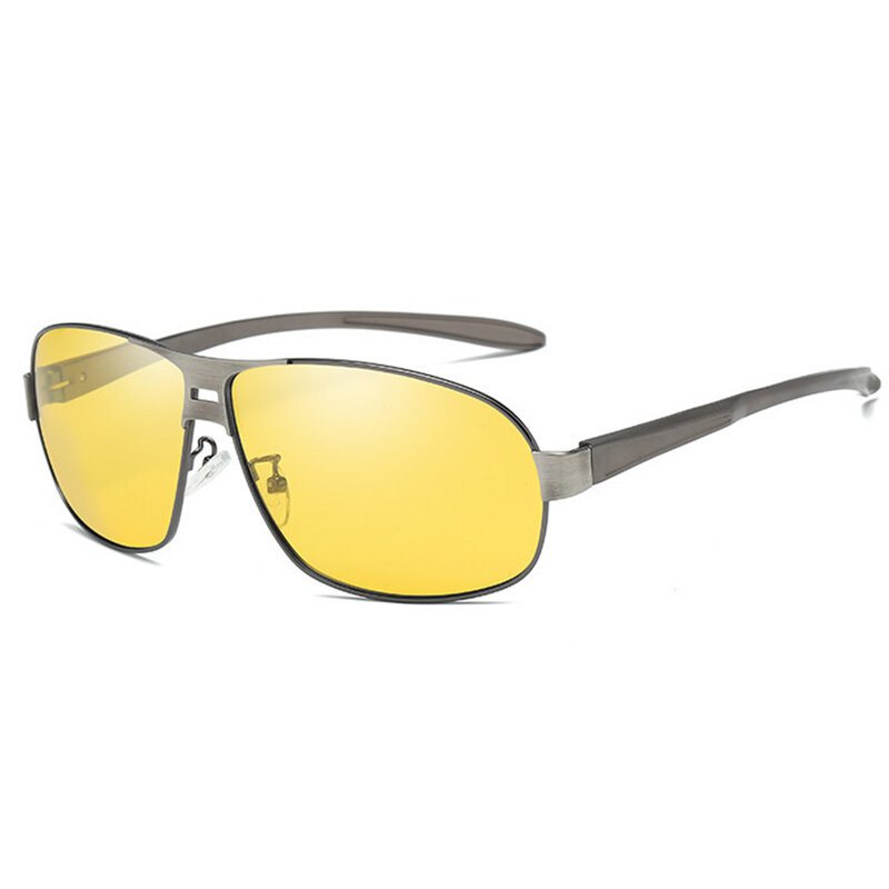 Unisex Vogue Vintage Metal Pełnoklatkowe Okulary Przeciwsłoneczne Anty-uv Outdoor Driving Travel Beach