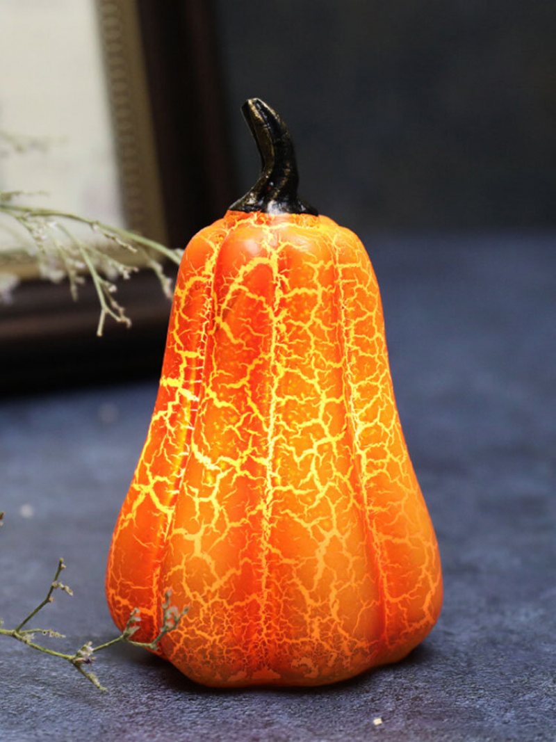 1 Pc Lampa W Kształcie Dyni Na Halloween Symulacja Led Świeca Żywica Lekkie Ozdoby Dynia Świecąca Dekoracja Układ Rekwizyty