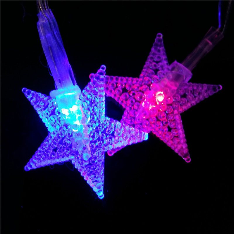 10m 100 Led 220v Fairy String Star Light Lamp Wedding Xmas Party Outdoor Indoor Room Decor