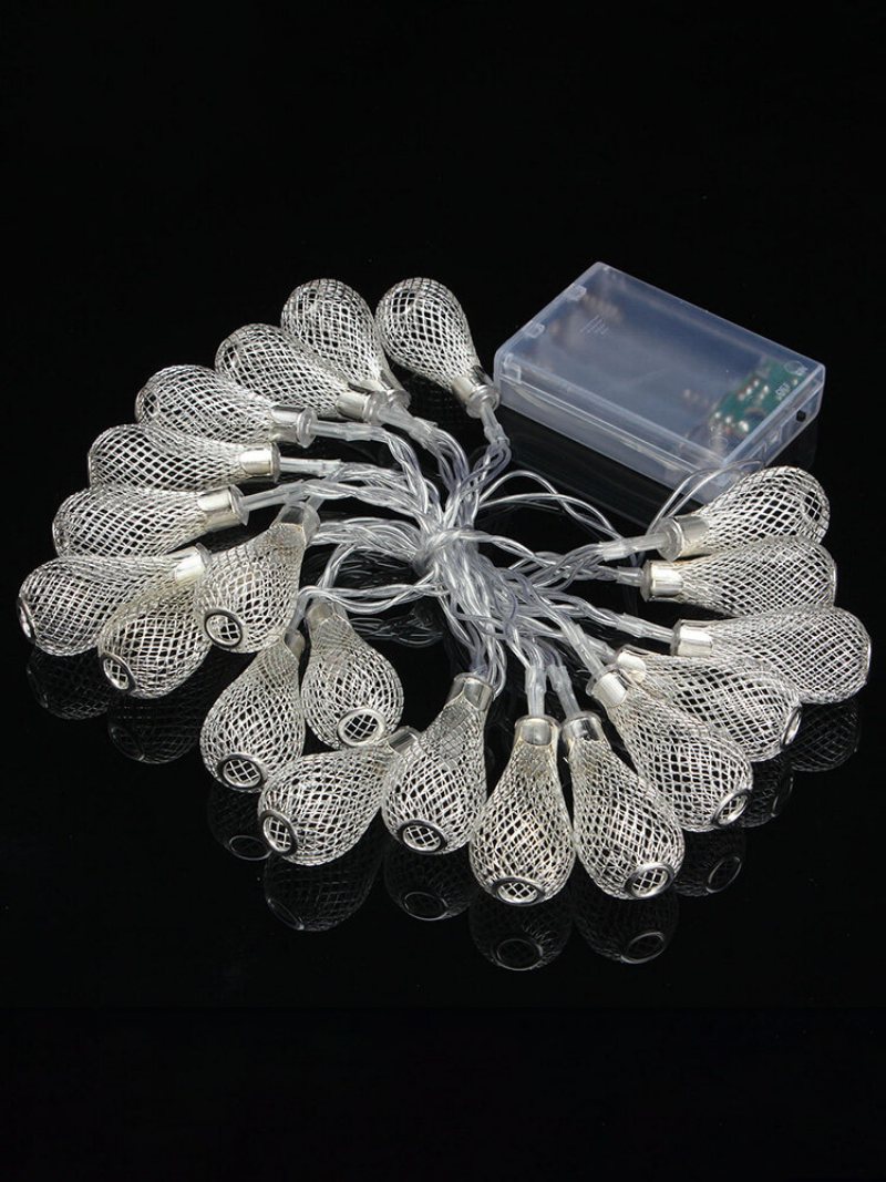 20-led Marokańska Żarówka Sznurkowa Fairy Lights Xmas Wedding Decor Nowość Girlandy