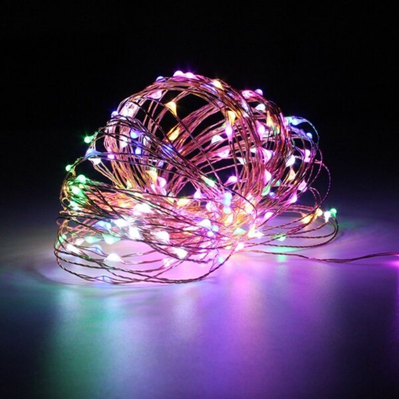 20m Ip67 200 Led Miedziany Drut Fairy String Light Na Boże Narodzenie Party Decor Z Adapterem 12v 2a