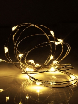 2m 20 Led Miedziany Drut Fairy String Light Zasilany Przez Usb Xmas Party Home Decor Dc5v