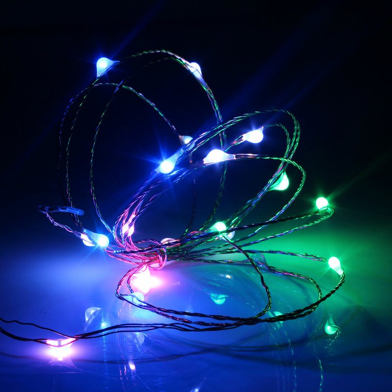 2m 20 Led Miedziany Drut Fairy String Light Zasilany Przez Usb Xmas Party Home Decor Dc5v