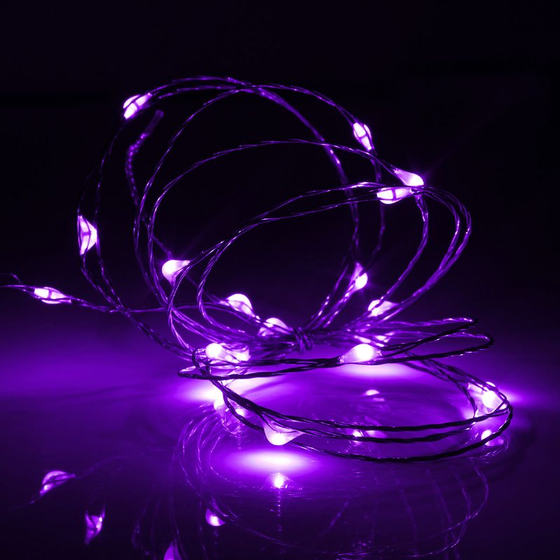 2m 20 Led Miedziany Drut Fairy String Light Zasilany Przez Usb Xmas Party Home Decor Dc5v