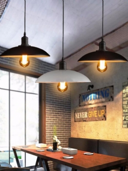 32cm Industrial Loft Vintage Sufitowa Lampa Wisząca Bar Salon Kawiarnia