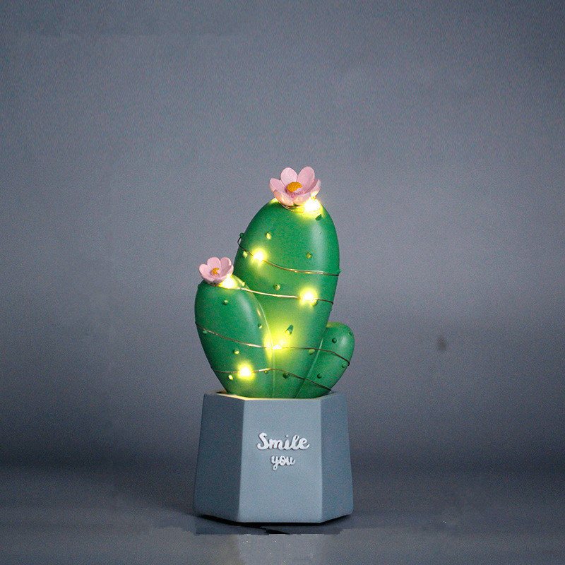 3d Cactus Led Night Light Kinkiet Dziecko Dzieci Sypialnia Home Decor Prezent