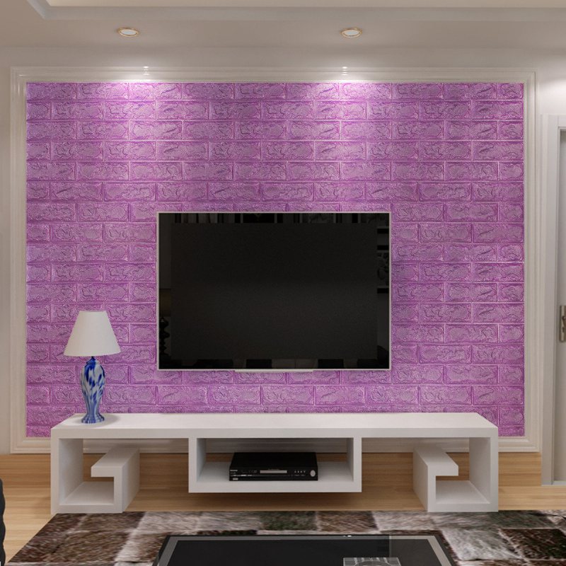 3d Ceglany Wzór Tapety Sypialnia Salon Nowoczesna Ściana Tło Tv Decor