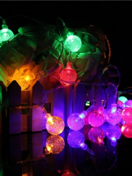 3m 20led Bateria Bubble Ball Fairy String Lights Garden Party Xmas Wedding Home Decor