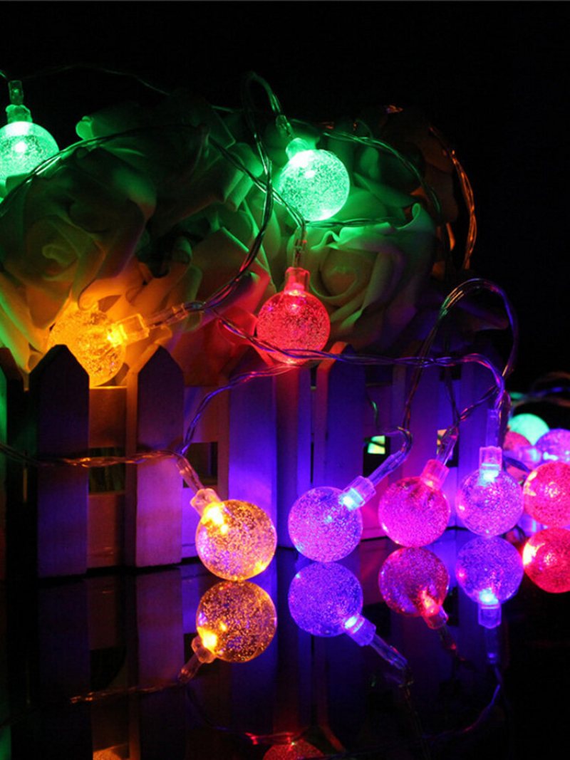 3m 20led Bateria Bubble Ball Fairy String Lights Garden Party Xmas Wedding Home Decor