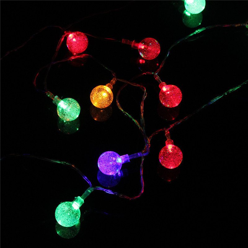 3m 20led Bateria Bubble Ball Fairy String Lights Garden Party Xmas Wedding Home Decor