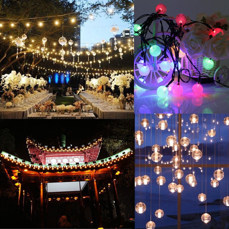 3m 20led Bateria Bubble Ball Fairy String Lights Garden Party Xmas Wedding Home Decor