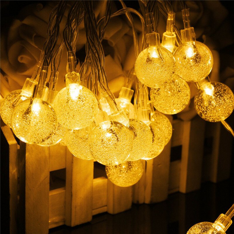 3m 20led Bateria Bubble Ball Fairy String Lights Garden Party Xmas Wedding Home Decor