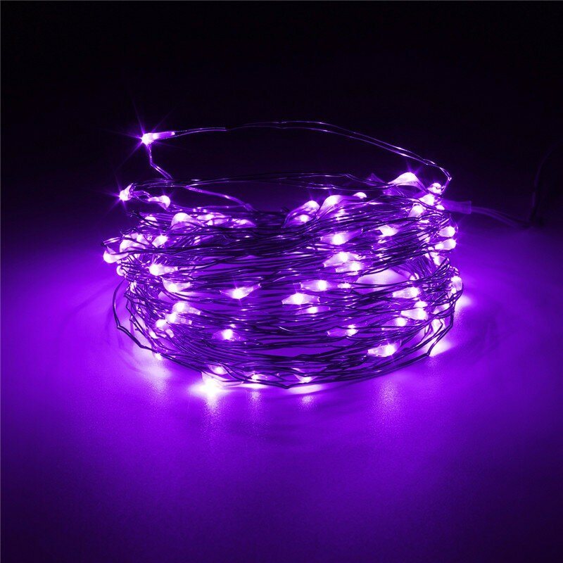 3m 4.5v 30 Led Zasilanie Bateryjne Srebrny Drut Mini Fairy String Light Multi-color Xmas Party Decor