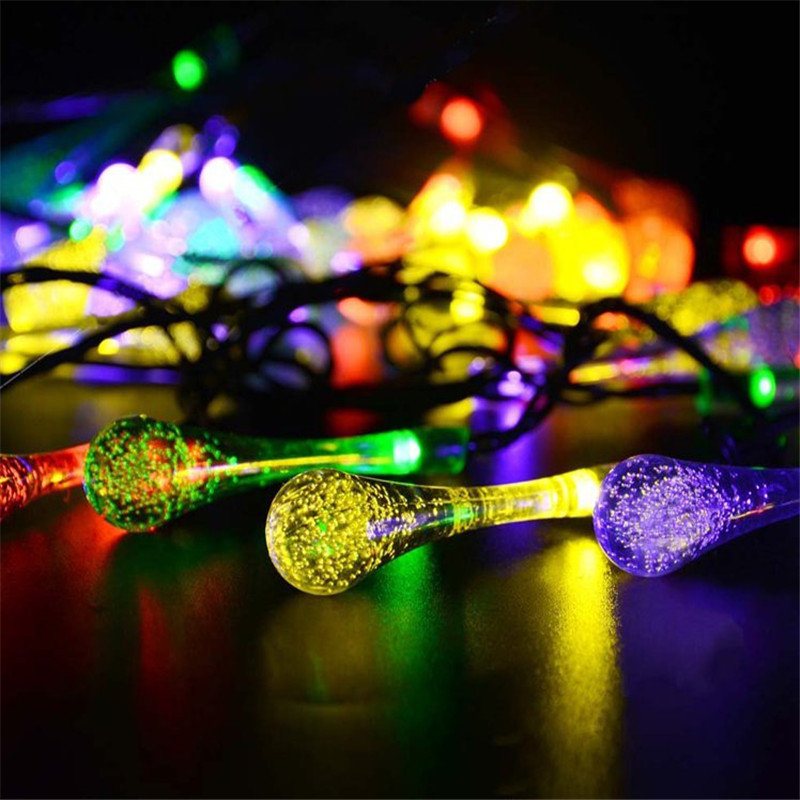 4.8m 20led Bateria Bubble Ball Fairy String Lights Garden Party Christmas Wedding Home Decor