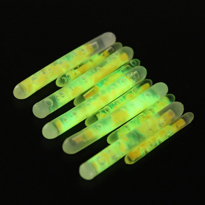 5/100x Fishing Fluorescencyjny Lightstick Light Night Float Clip On Dark Glow Sticks