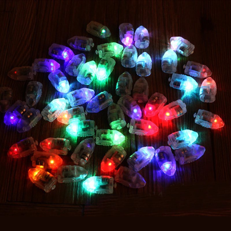 50 Sztuk/partia Lampy Led Balon Światła Na Papierową Latarnię Christmas Party Home Decoration