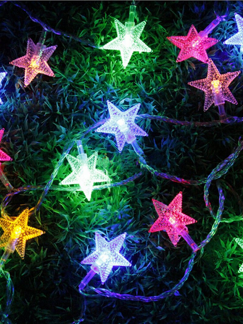 5m 28 Led Pentagram String Fairy Light Multicolor Wedding Party Home Decor 220v