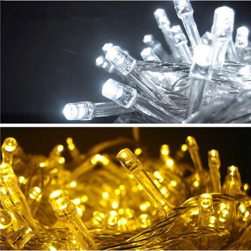 5m Led Zasilany Z Baterii Funky On Migocząca Lampa Fairy String Lights Party Festival Home Decor