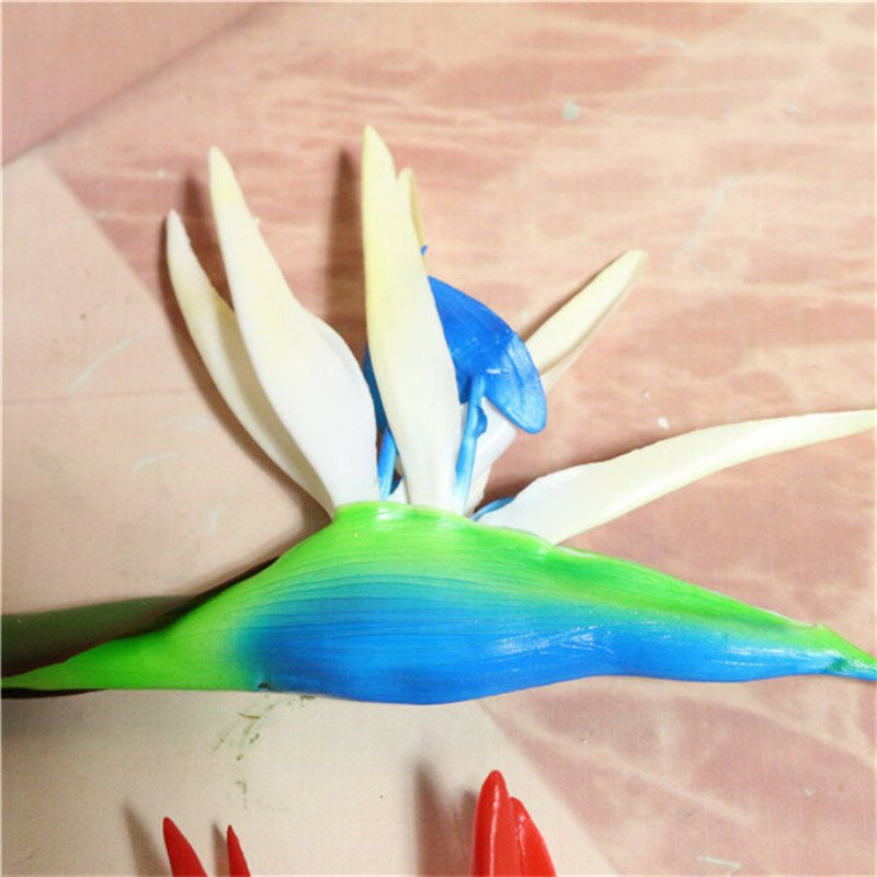 70/90 cm Silikonowy Bird Of Paradise Sztuczny Kwiat Family Party Flower Home Decoration Salon