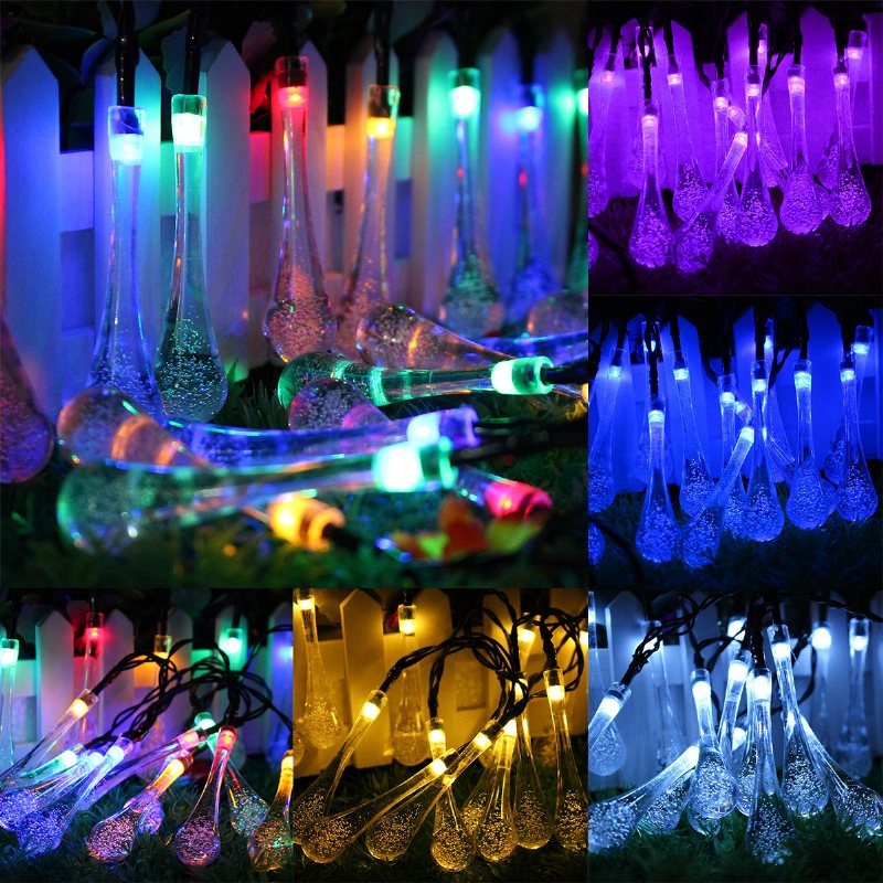 7m 50led Bateria Bubble Ball Fairy String Lights Garden Party Xmas Wedding Home Decor